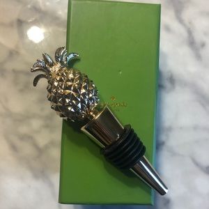 Kate Spade Melrose Pineapple Bottle Stopper